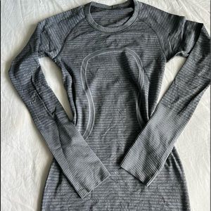 Grey Lululemon Long sleeve